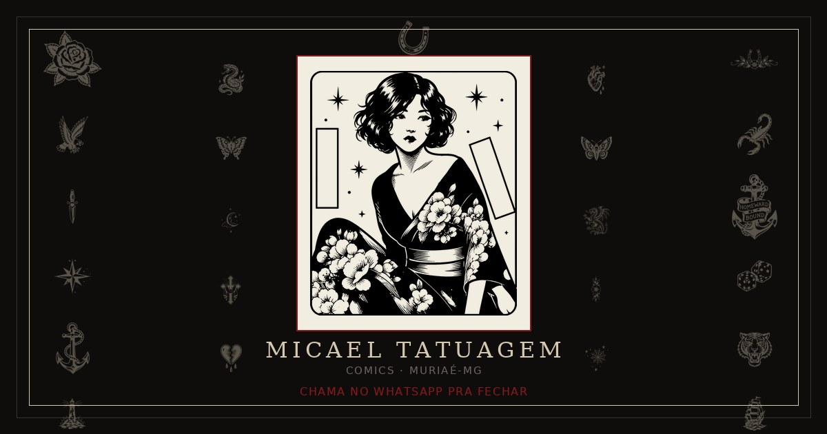 Tatuagem Comics em Muriaé-MG