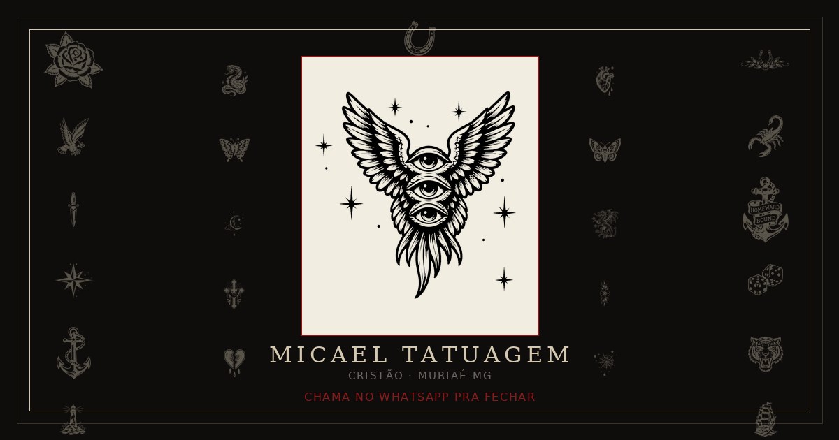 Tatuagem Cristão em Muriaé-MG