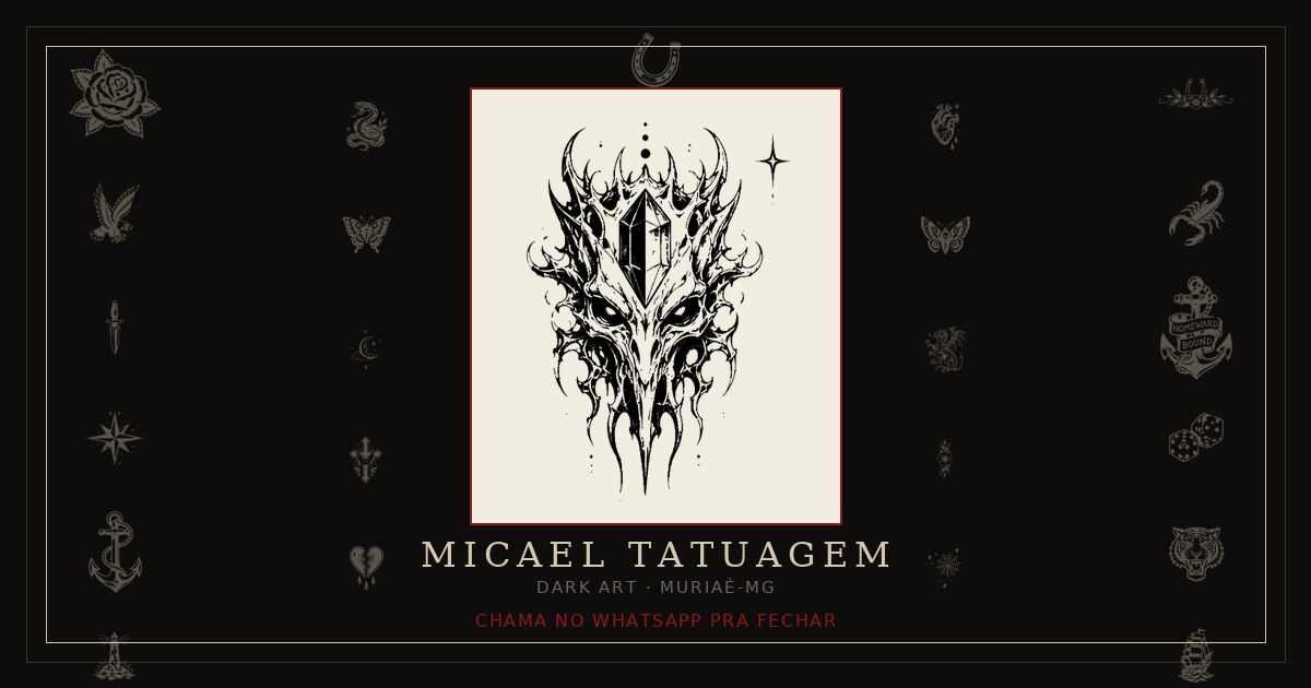 Tatuagem Dark Art em Muriaé-MG