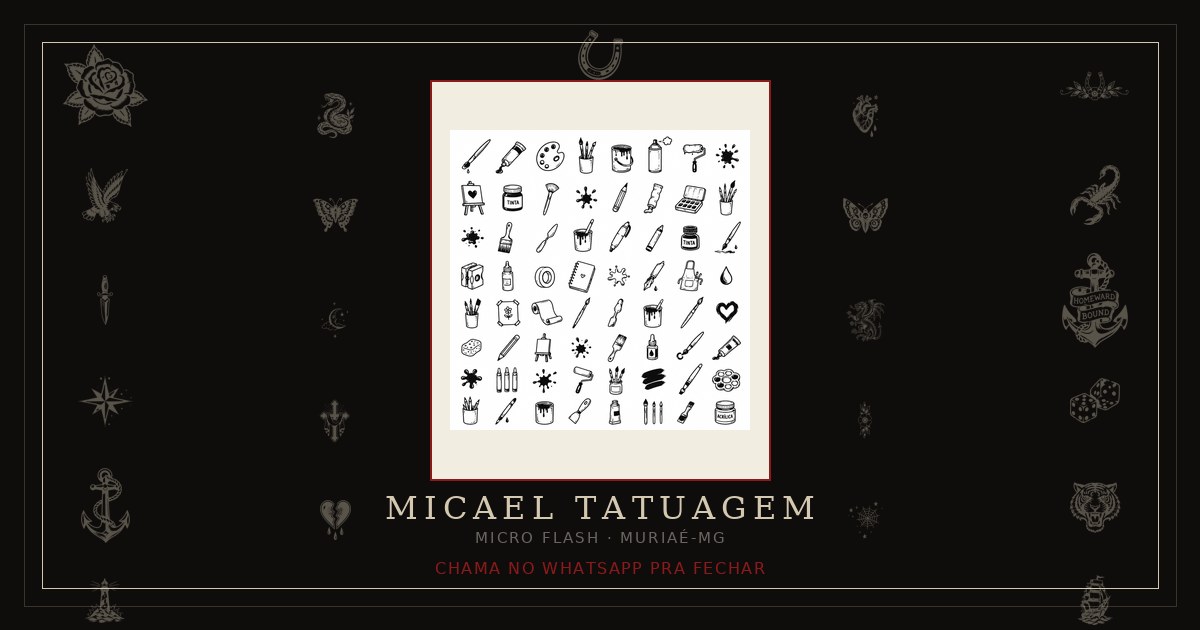 Tatuagem Micro Flash em Muriaé-MG
