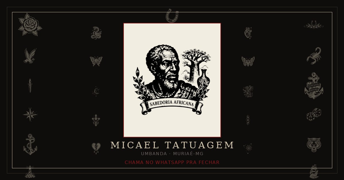 Tatuagem Umbanda em Muriaé-MG